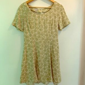 90s vintage Esprit floral mini dress